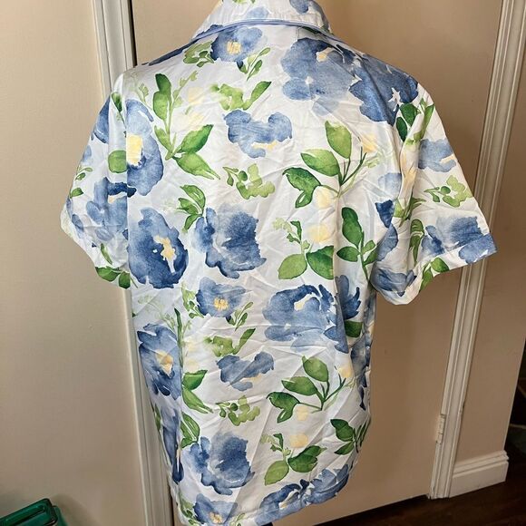 Weddingstar Floral Print Pajama Top size Small - Picture 4 of 4